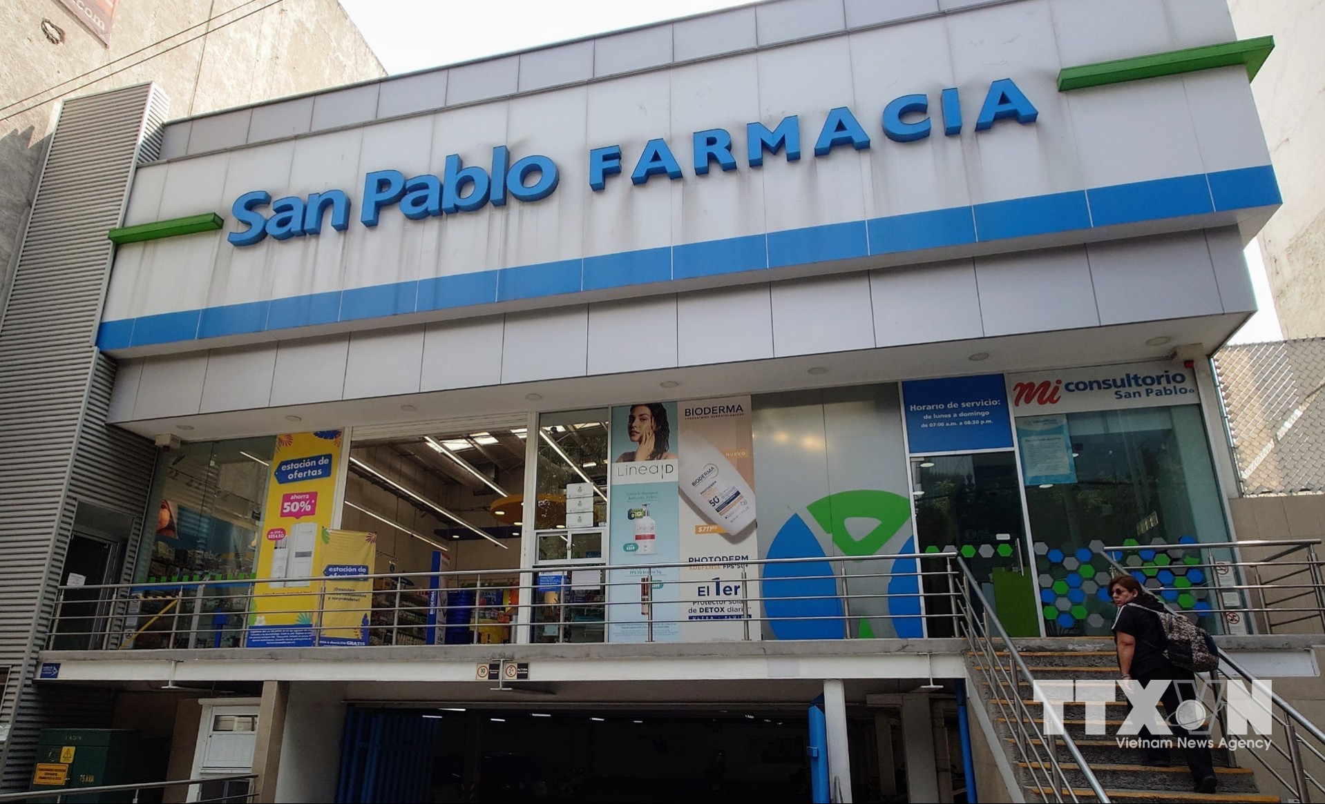 Một trung tâm phân phối của Tập đoàn dược phẩm San Pablo - một trong những khách hàng sử dụng công nghệ AI trong quản lý in ấn của Primero. (Ảnh: Phi Hùng/TTXVN)